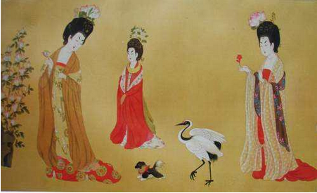 《簪花仕女图》 《簪花仕女图》