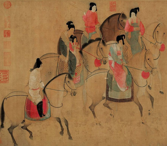 《虢国夫人游春图》 