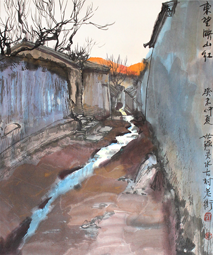 东望映山红