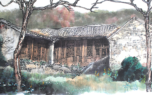 清水镇见民居活化石