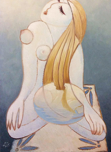 油画（向往）80cm×100cm 2013年