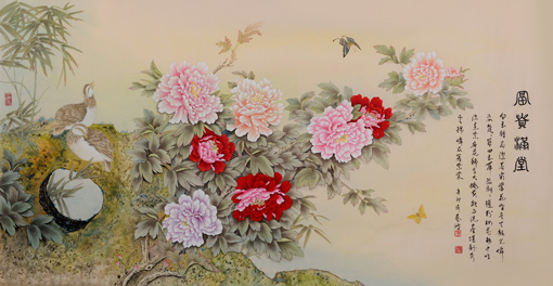 户广生作品《富贵满堂》