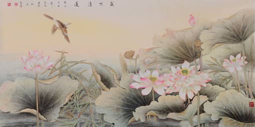 户广生作品《盛世清莲》2