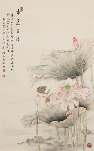 户广生作品《香远溢清》