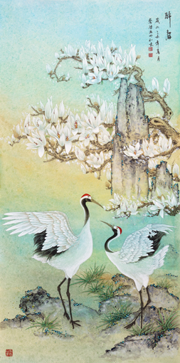 户广生作品《醉春》