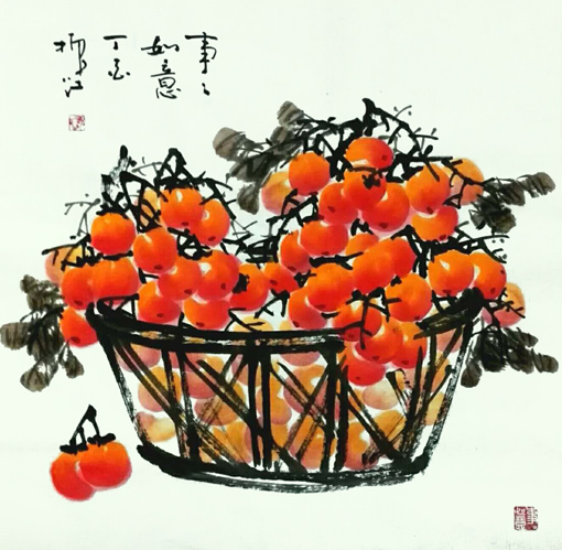 田振江作品1 规格：斗方 价位：3000一幅