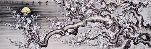 香雪月色 规格：150X450cm价位：5000一平尺