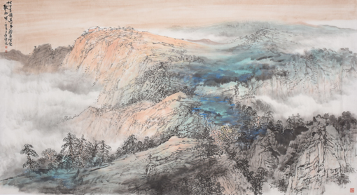 慢看云壑听松风180x95cm 慢看云壑听松风180x95cm