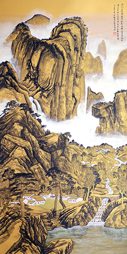 《唐寅诗意画》136x68 《唐寅诗意画》136x68