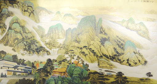 《高山深处有新街》180x96 《高山深处有新街》180x96